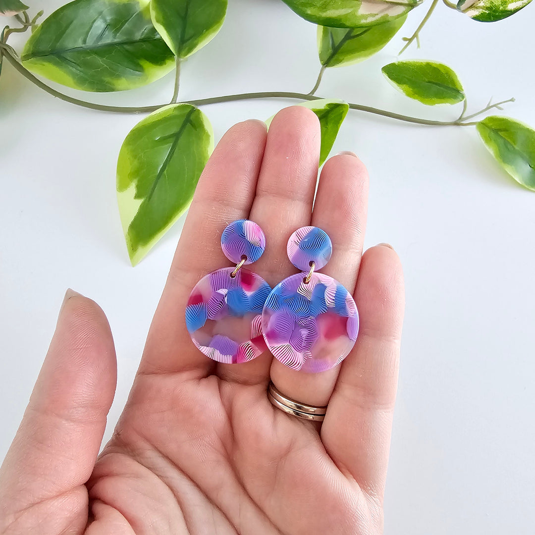 Addy Earrings - Cotton Candy by Spiffy & Splendid