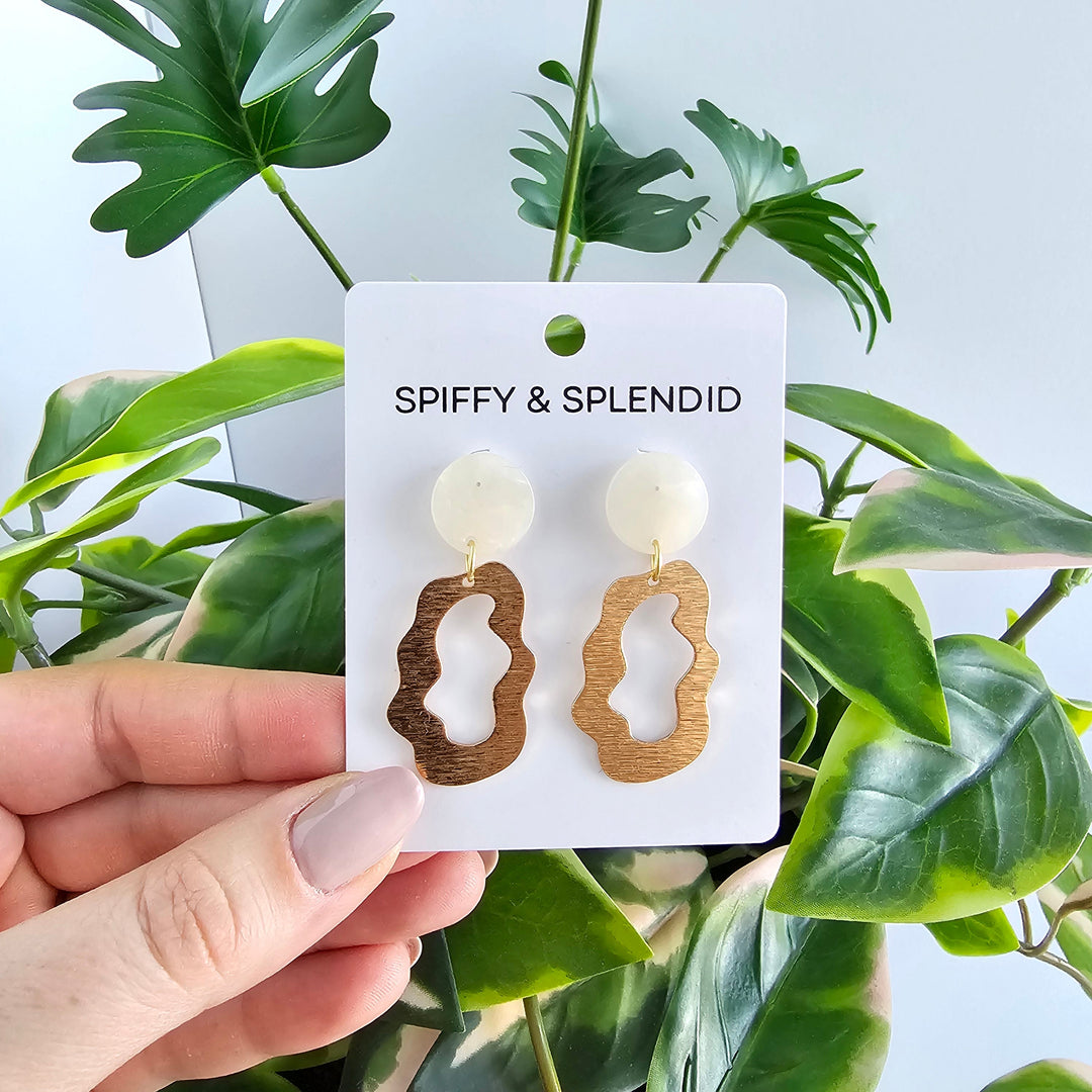 Marley Earrings - Iridescent by Spiffy & Splendid