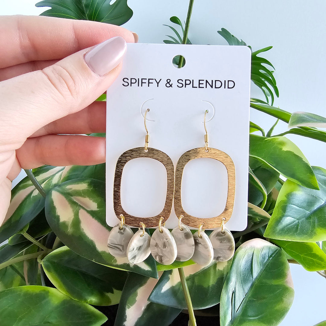 Ophelia Earrings - Sage by Spiffy & Splendid