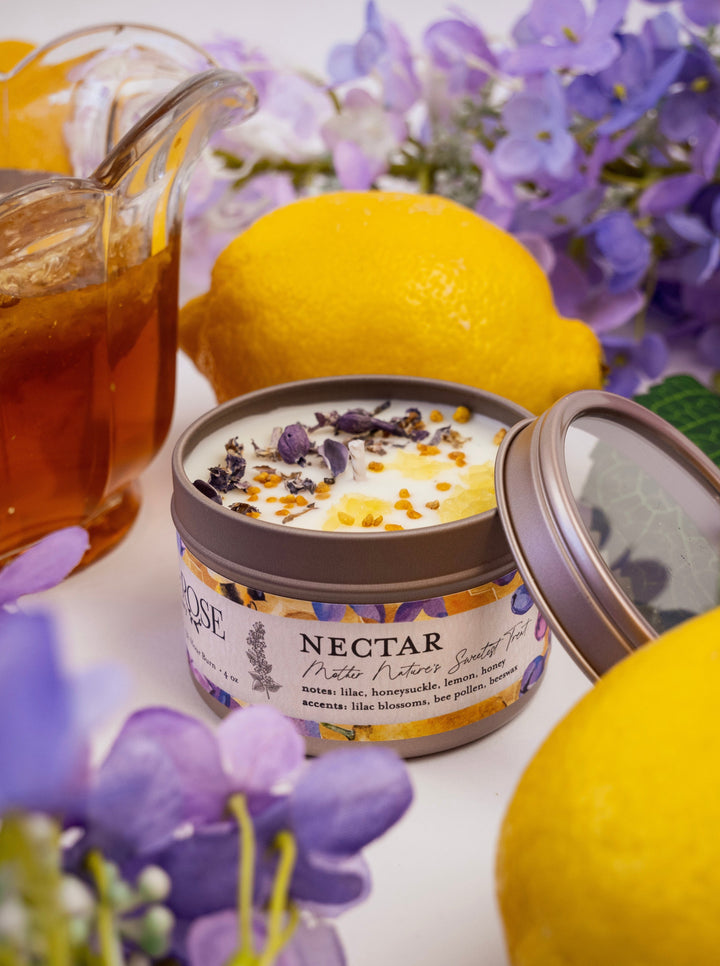 NECTAR Lilac Lemon Honey Candle by Ash & Rose