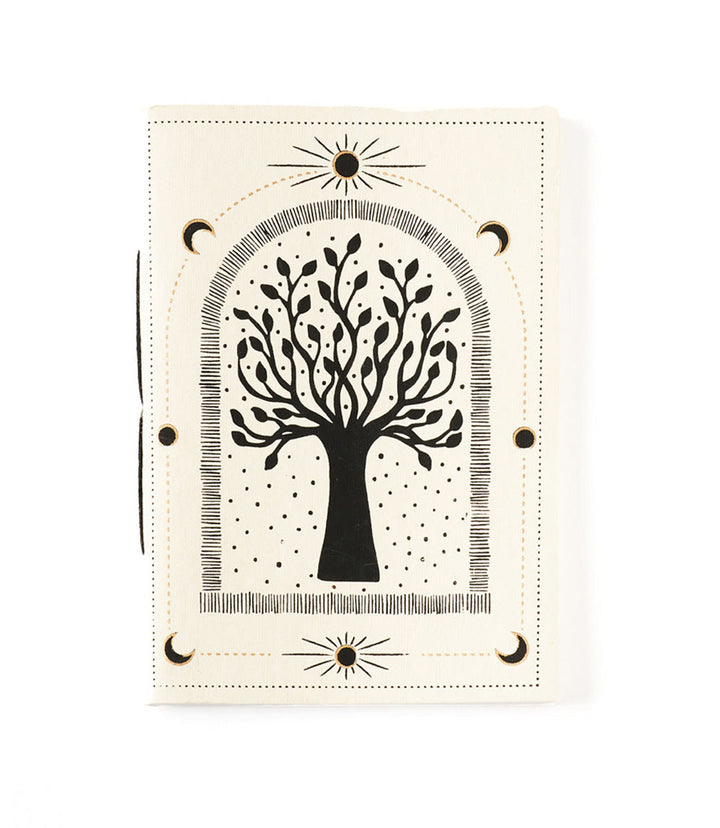 Aranyani Tree of Life 5x7 Recycled Paper Journal by Matr Boomie