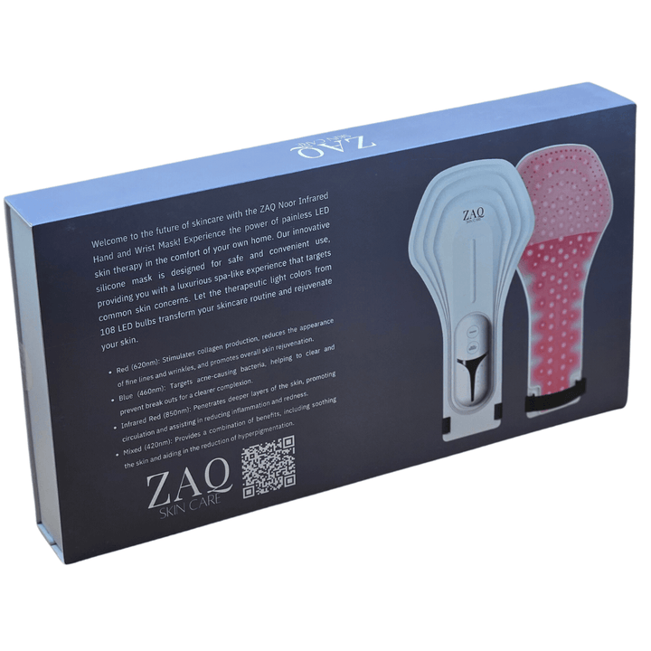 Noor 2.0 LED Light Therapy Hand and Wrist Mask by ZAQ Skin & Body