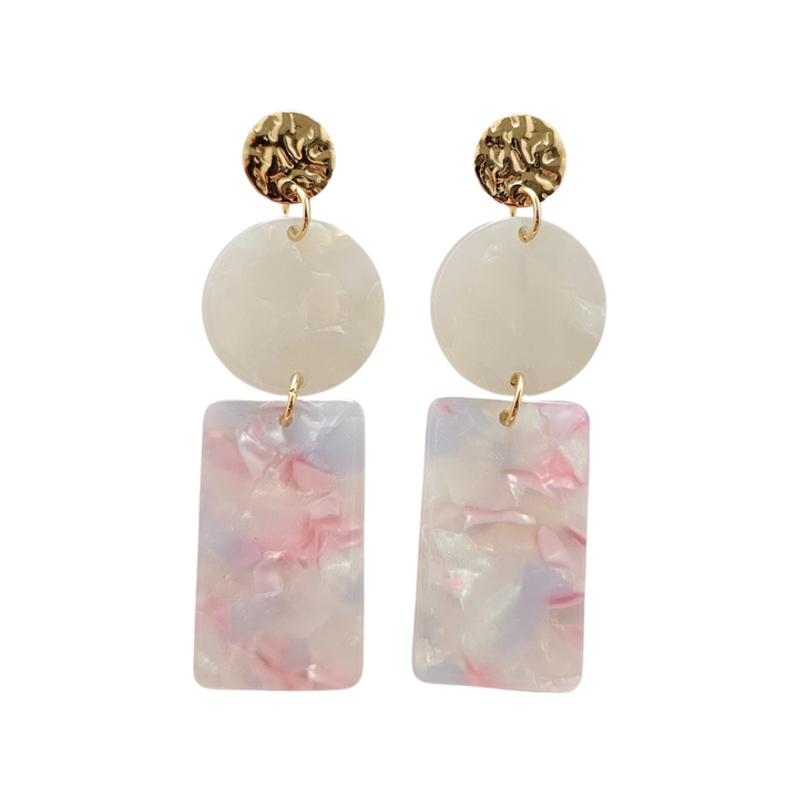 Nora Earrings - Iridescent Pastel by Spiffy & Splendid