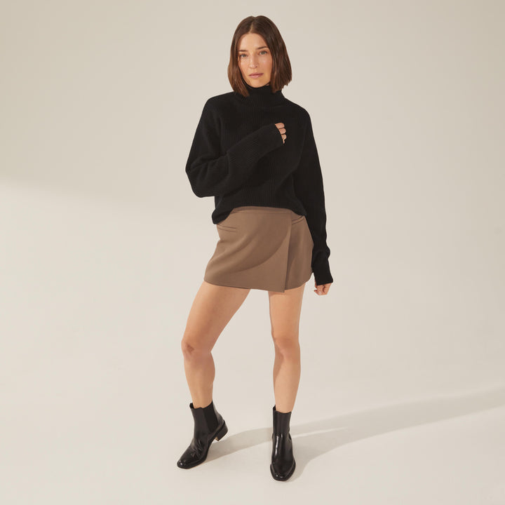 Ellie Chunky Cashmere Turtleneck by Italic