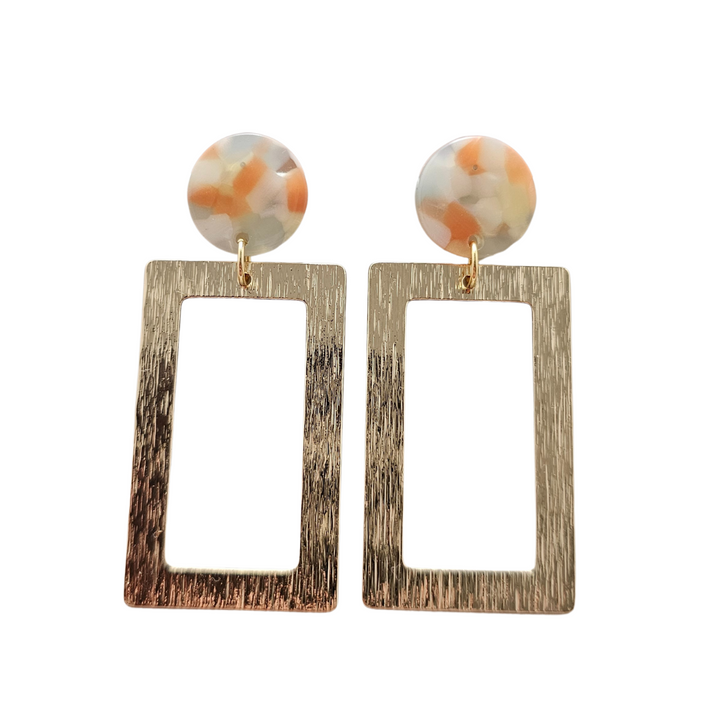 Rebecca Earrings - Orange Dream by Spiffy & Splendid