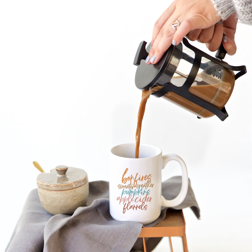 Fall Favorites Coffee Mug by The Cotton & Canvas Co.