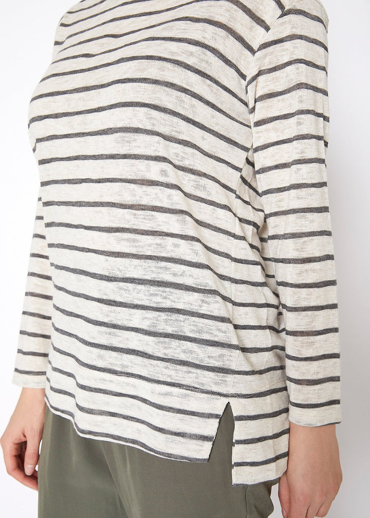 Women's Striped Light Top by Shop at Konus