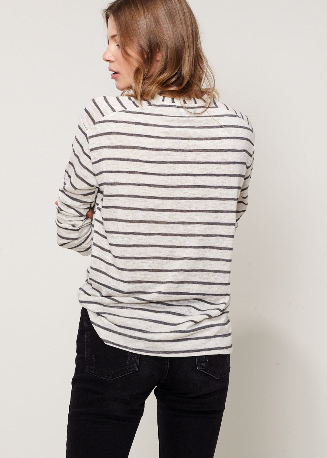 Women's Striped Light Top by Shop at Konus