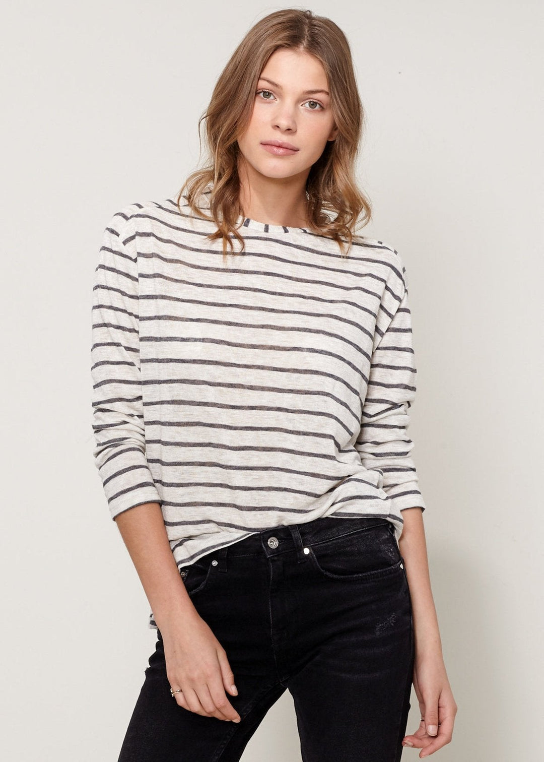 Women's Striped Light Top by Shop at Konus