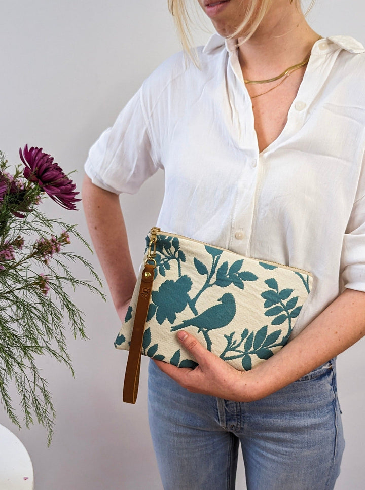 Bird Silhouette Wristlet Purse by Ash & Rose