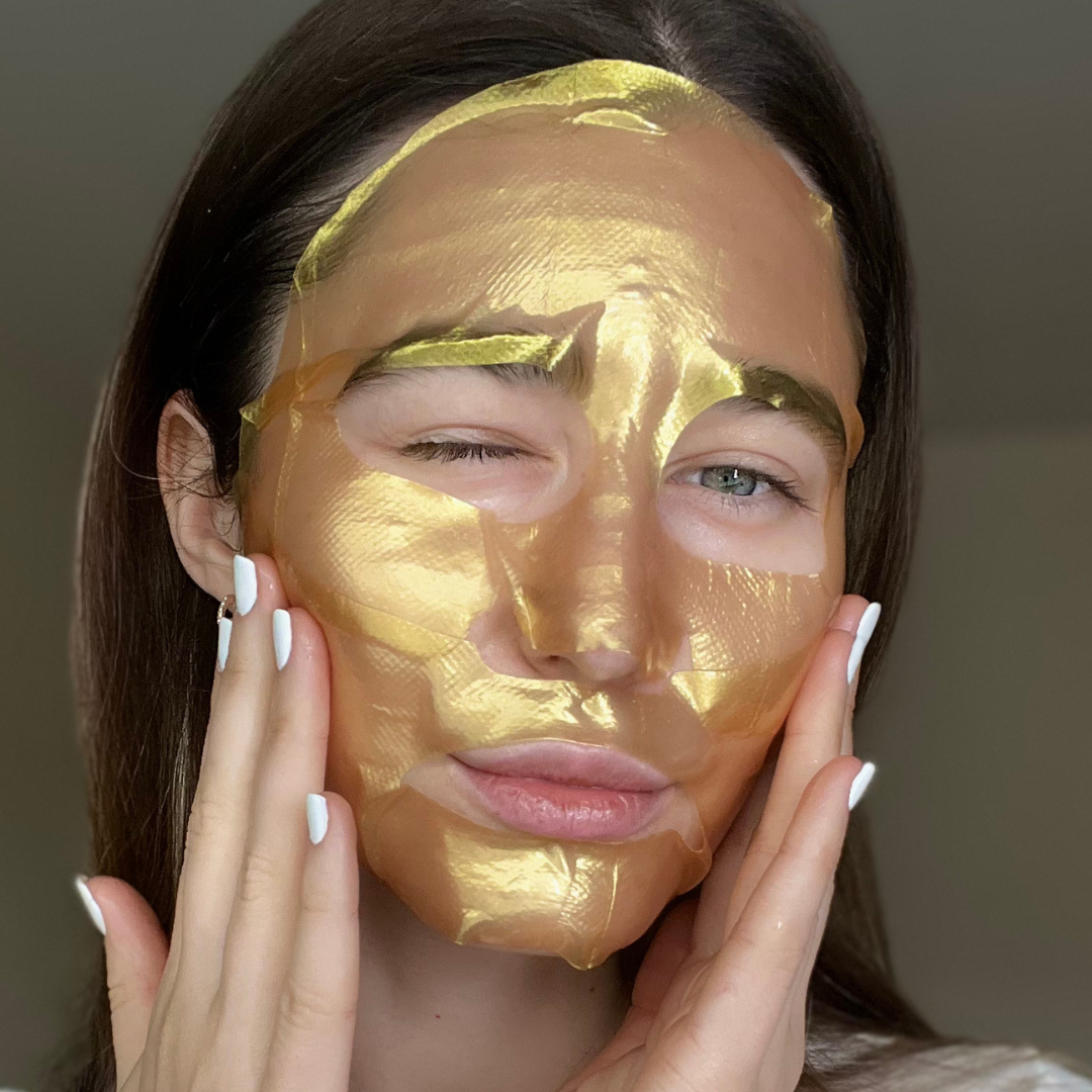 24K Gold Hydrogel Face Mask by ZAQ Skin & Body