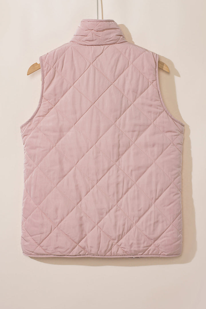 Fleece Lined Quilted Vest by Poppy Lee Lane