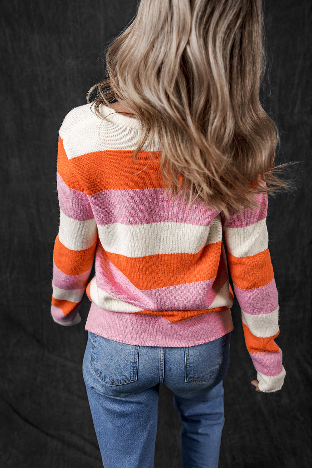 Stripe Casual Sweater by Poppy Lee Lane