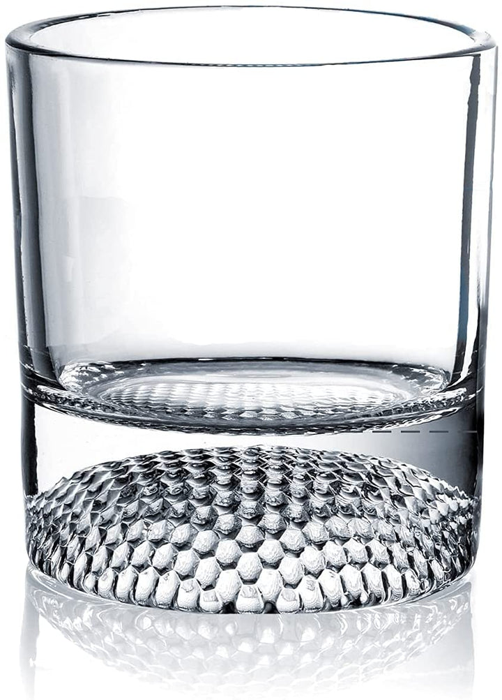 The Wine Savant Golf Ball Whiskey Glasses Set of 4-8oz Golf Gifts - Unique Whiskey Golf Glasses Set - Golf Gifts For Men & Women - Gifts for Golfers Golf Accessories Golf Ball Glasses (4 pack) by The Wine Savant