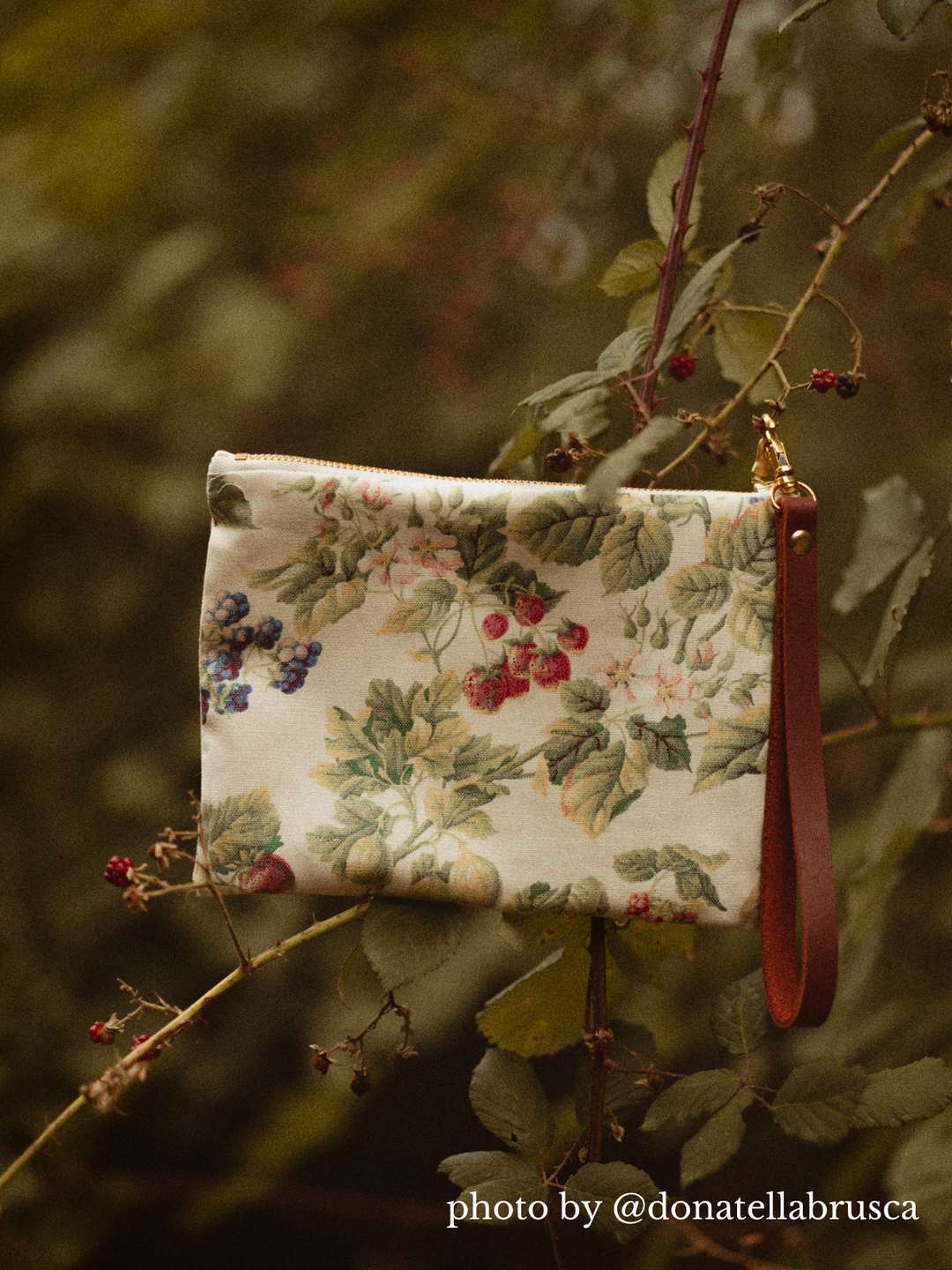 Berries and Cream Wristlet Purse by Ash & Rose