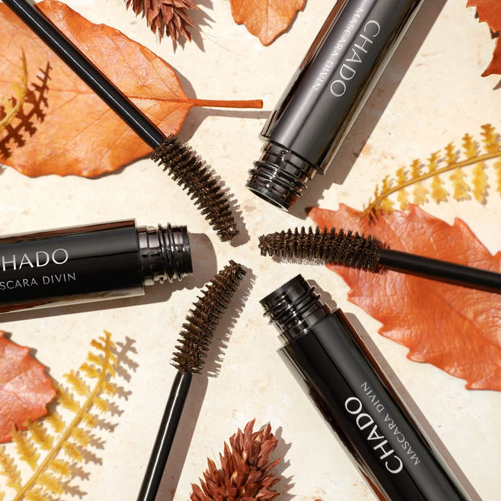 Mascara Divin | Lengthening and Defining | Separates and Curls Lashes | Clump Free | Long-Lasting | Buildable Formula | Paraben and Sulfate Free | Cruelty Free – 10 ml by CHADO Cosmetics