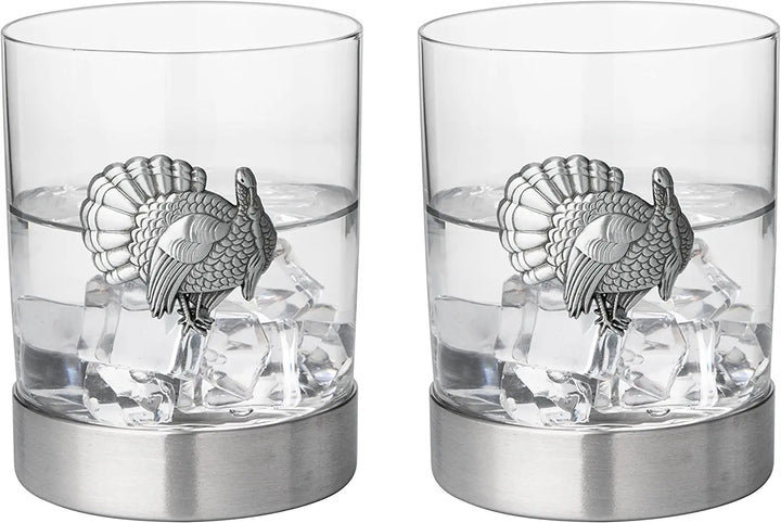 The Wine Savant Turkey Whiskey Glasses Set of 2