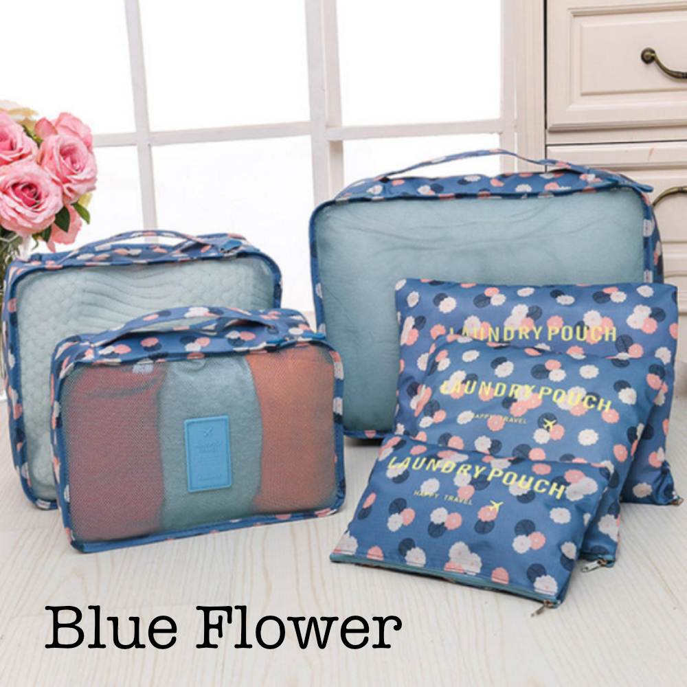 6 Piece Travel Organizer by Poppy Lee Lane