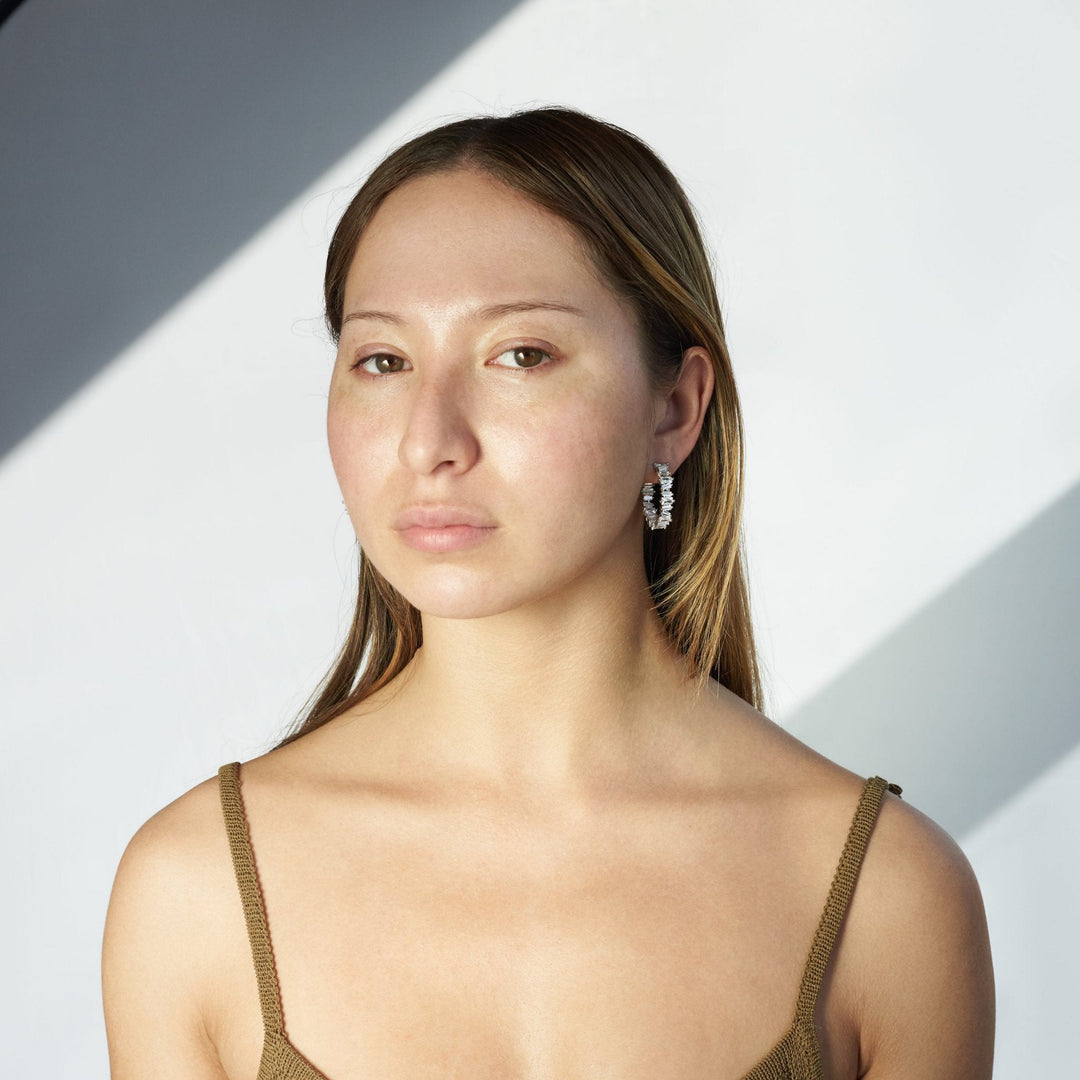 The Clarity Hoop Earrings by Ora Ana