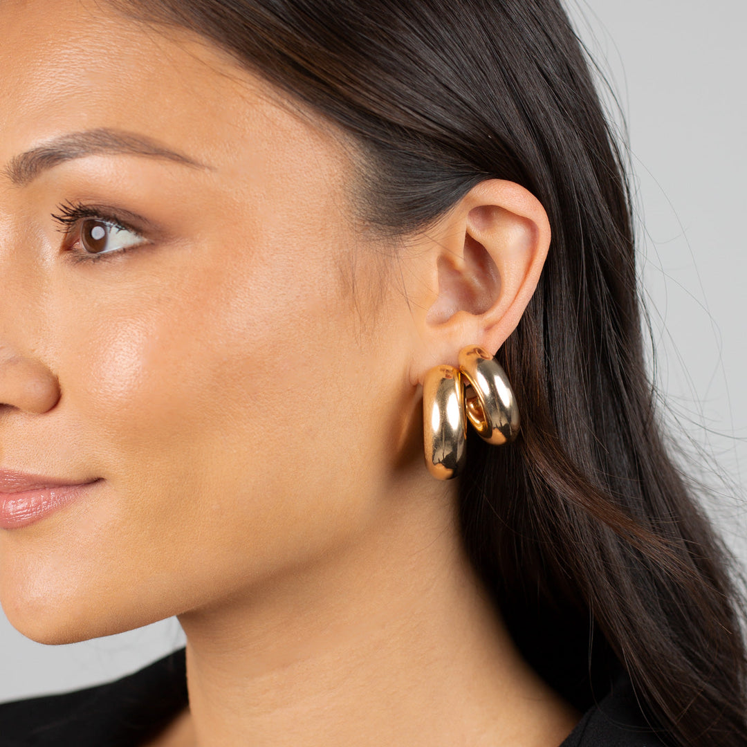 Chunky Bubble Hoop Earring by By Adina Eden