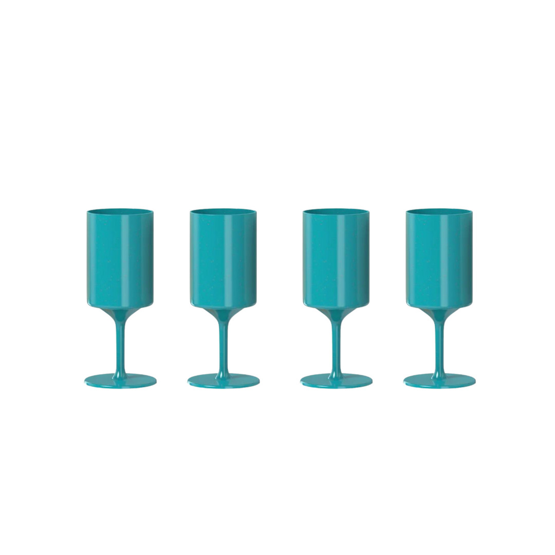 Eco Party Cup, 4 Piece, Outdoor Wine Glass by KNORK