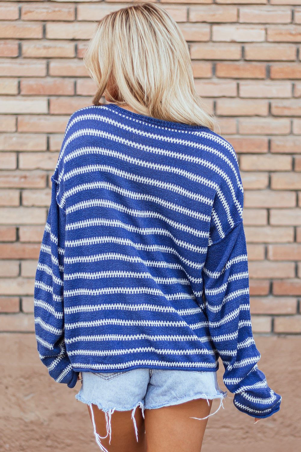 Stripe Casual Sweater by Poppy Lee Lane