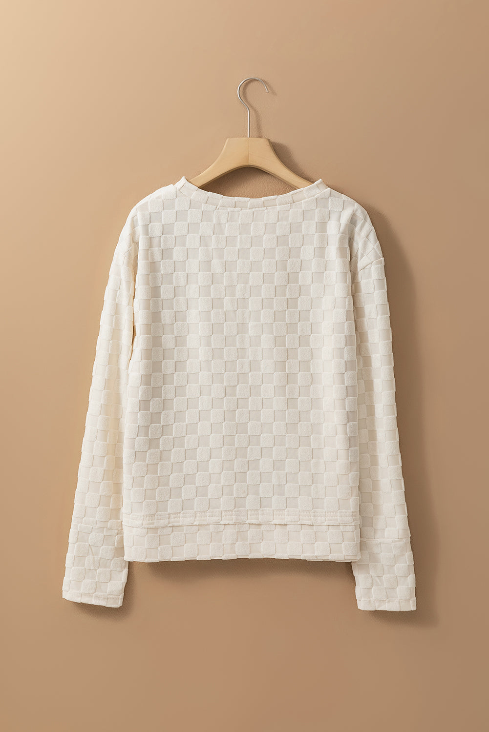 Textured Thumbhole Sleeve Top by Poppy Lee Lane