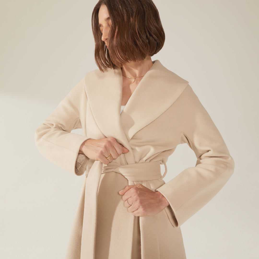 Brigette Cashmere-Wool Robe by Italic