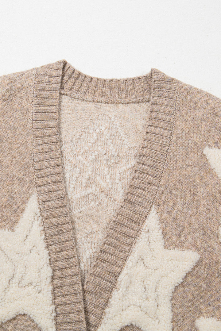 Sherpa Star Cardigan by Poppy Lee Lane