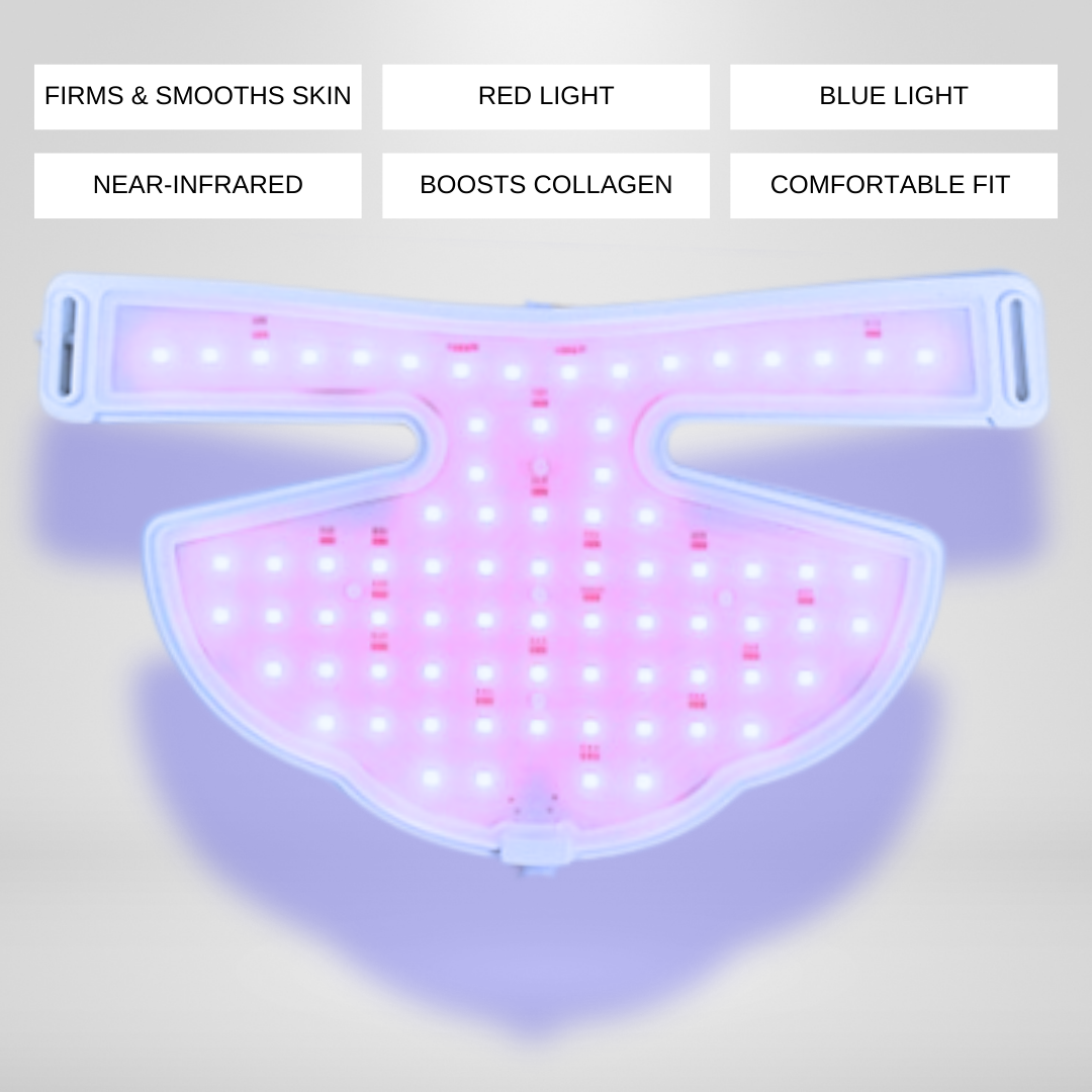 Noor 2.0 LED Light Therapy Neck & Chest Mask by ZAQ Skin & Body