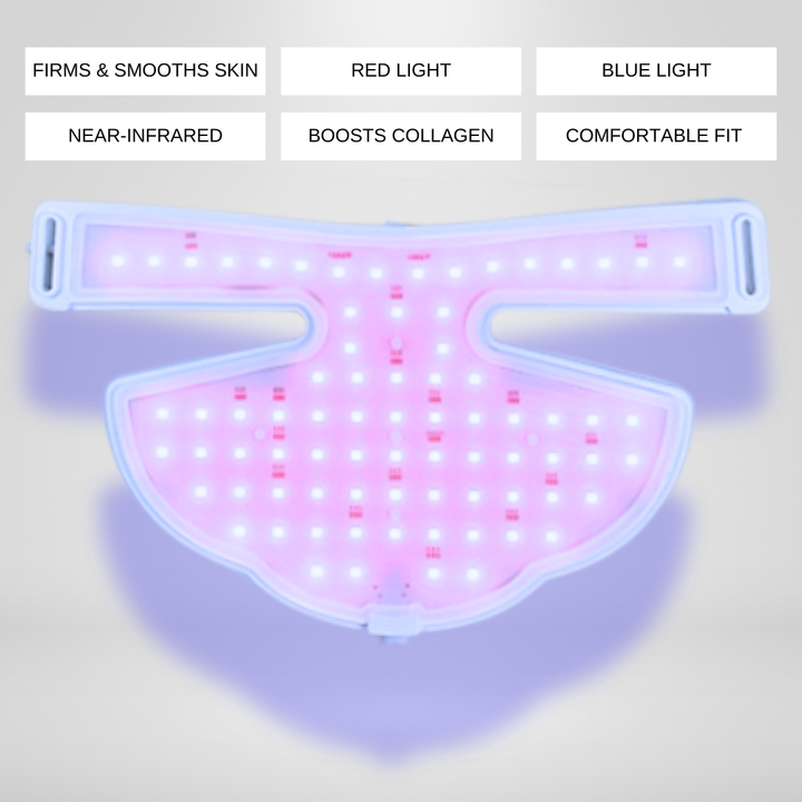 Noor 2.0 LED Light Therapy Neck & Chest Mask by ZAQ Skin & Body