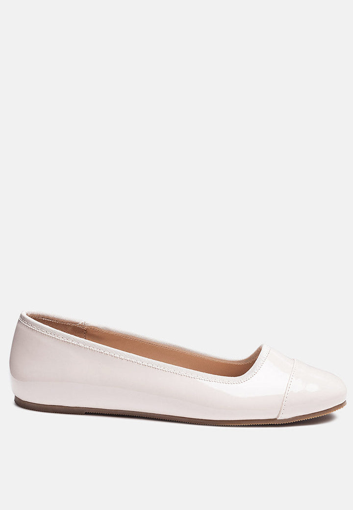 camella round toe ballerina flat shoes by London Rag