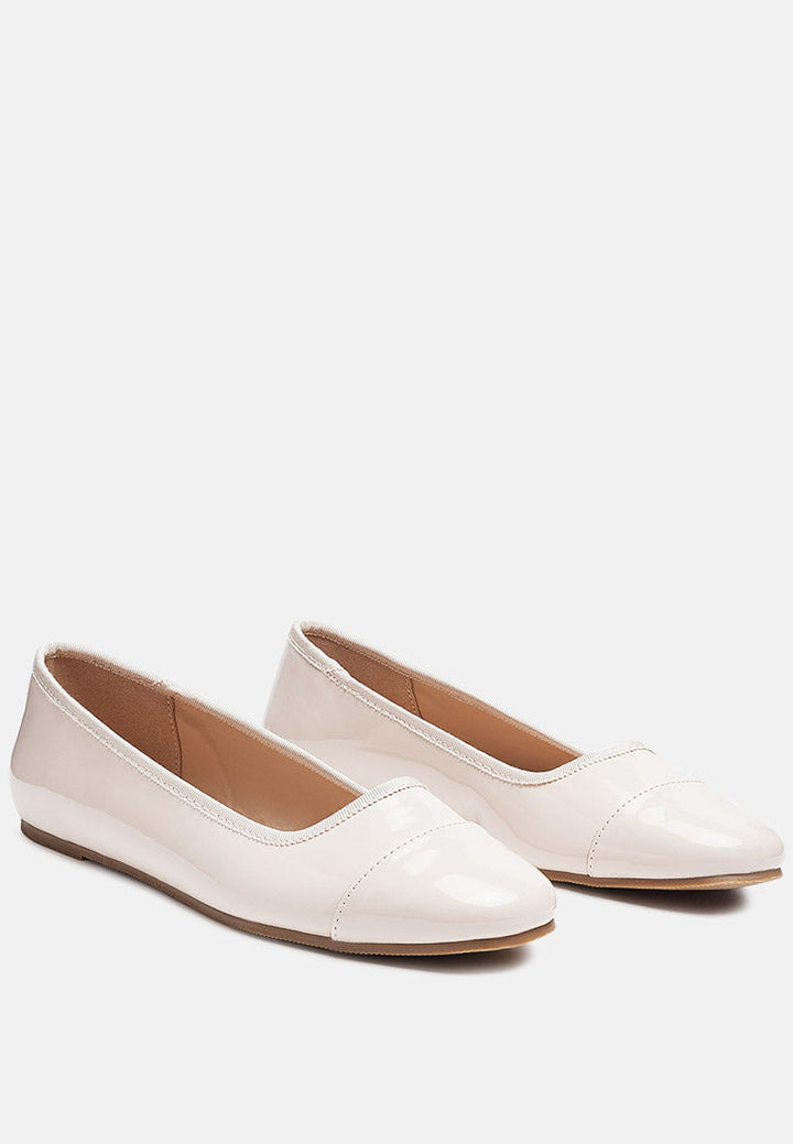 camella round toe ballerina flat shoes by London Rag