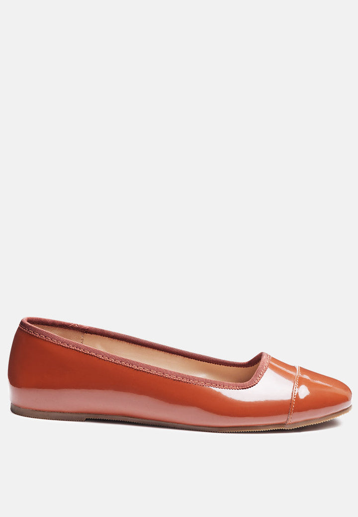 camella round toe ballerina flat shoes by London Rag