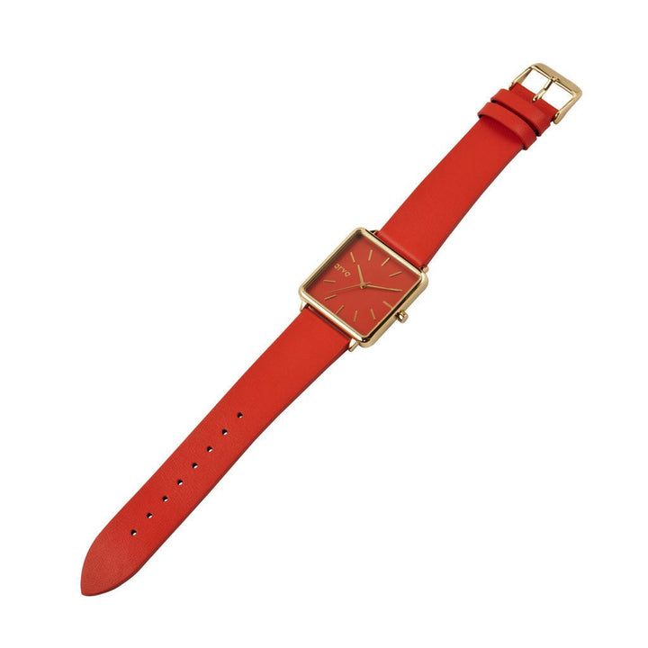 Arvo Time Squared Watch - Red by Arvo