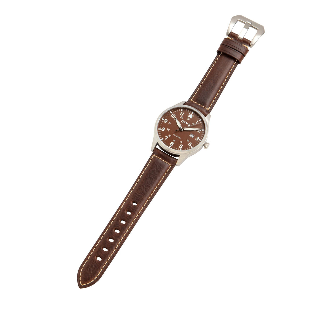 Arvo Rove Field Watch - Buckeye Brown by Arvo