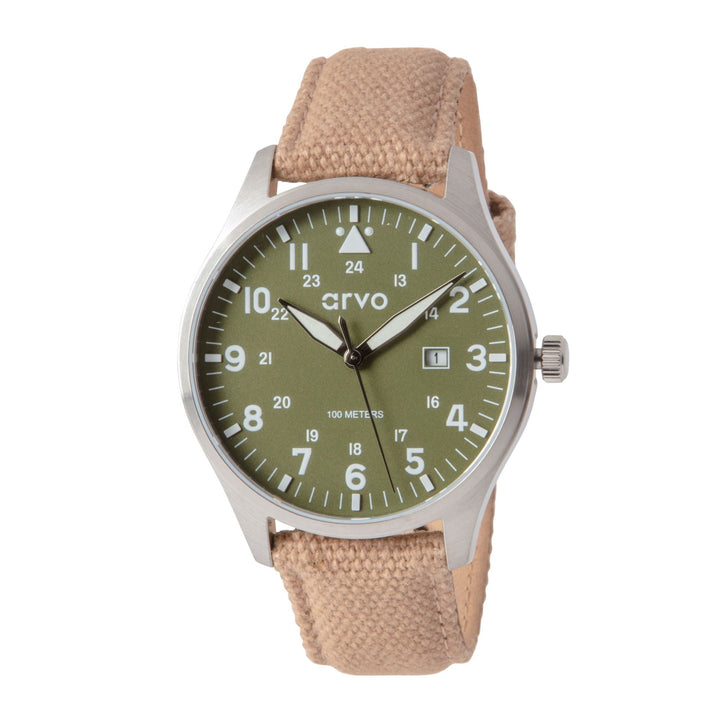 Arvo Rove Field Watch - Spring Green by Arvo