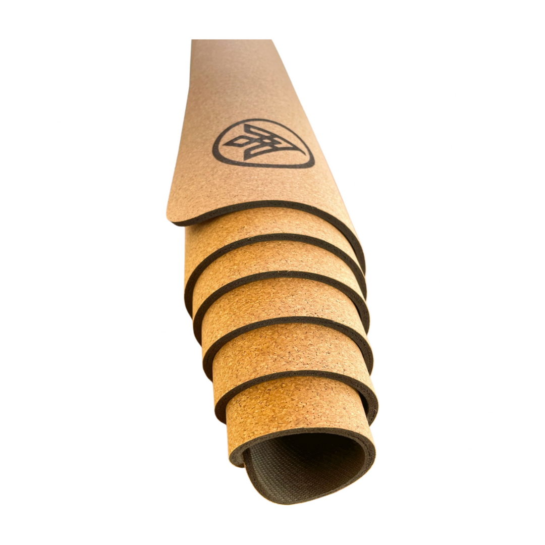 Flux Cork Yoga Mat - Made with FSC™ Certified Cork & Rubber by Asivana Yoga