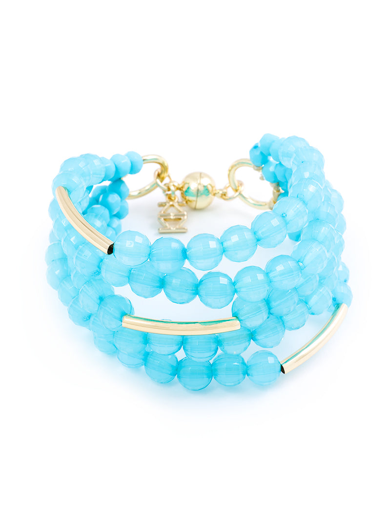 Catch the Wave Beaded Bracelet by ZENZII