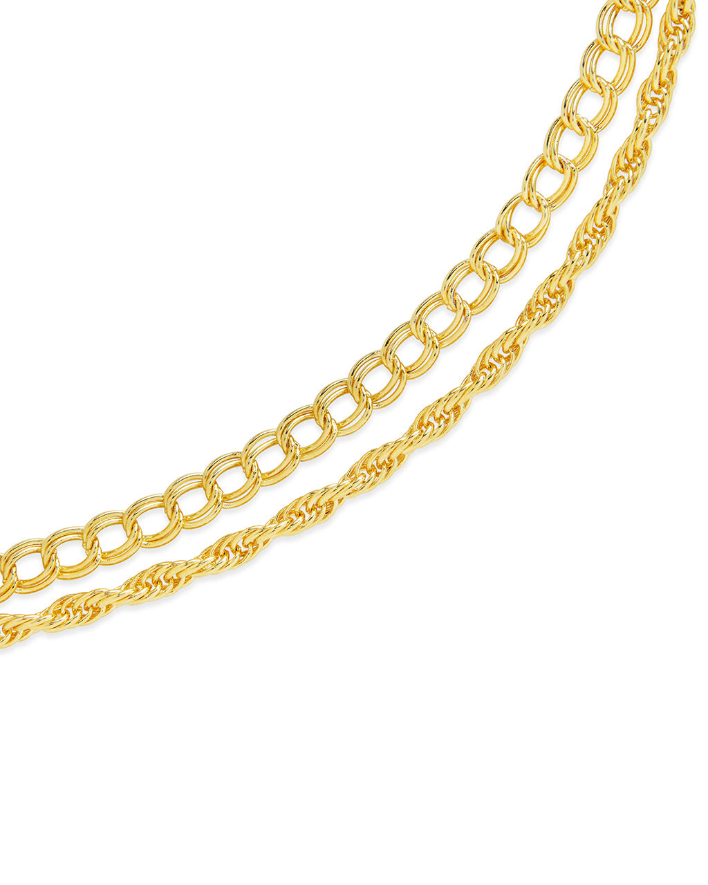 Hallie Layered Chain Bracelet by Sterling Forever