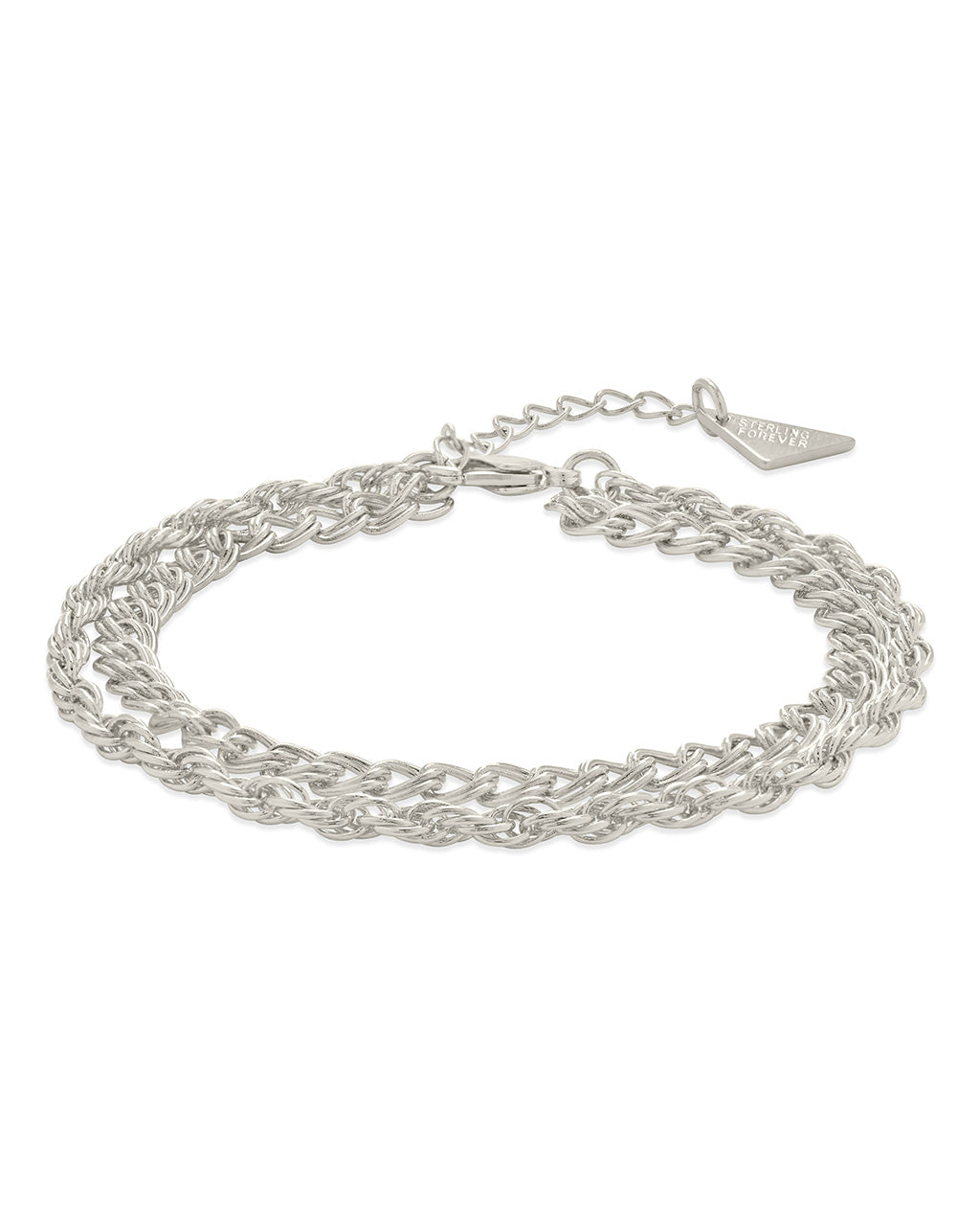 Hallie Layered Chain Bracelet by Sterling Forever