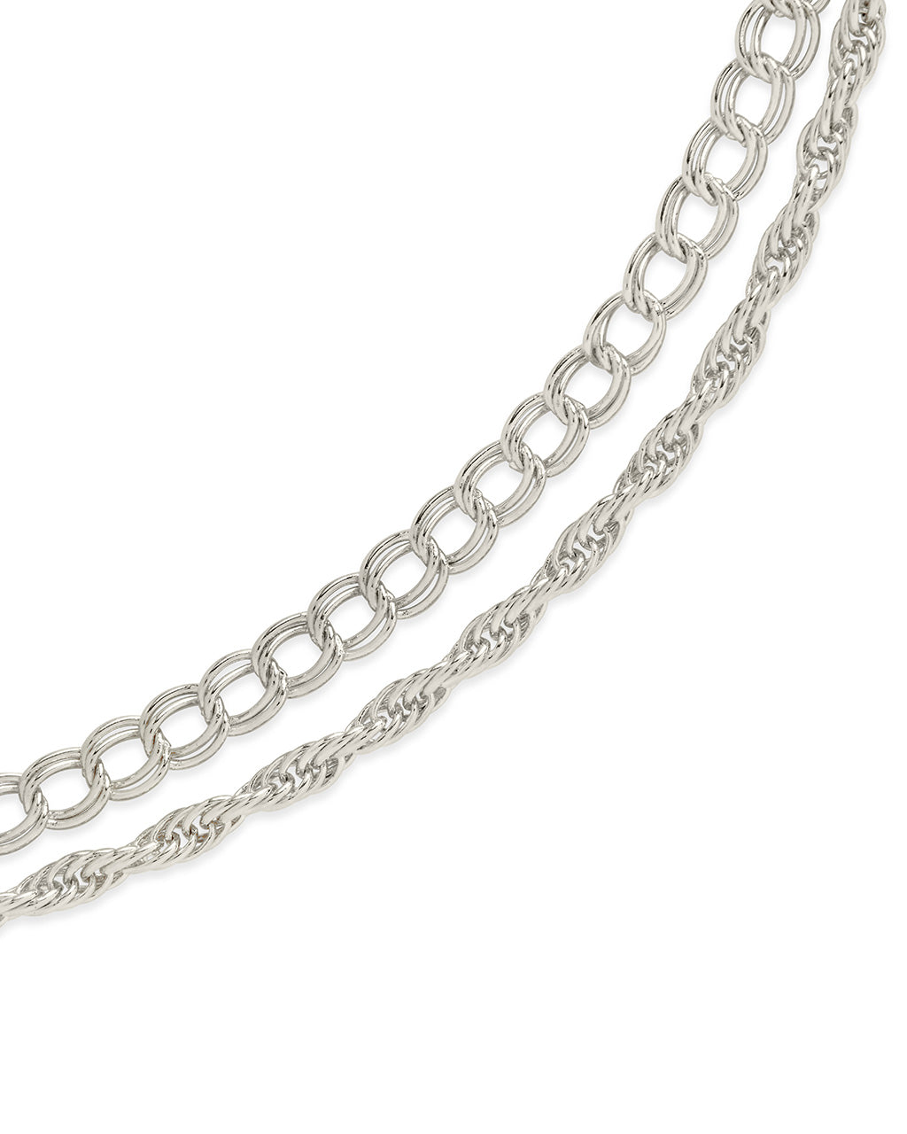 Hallie Layered Chain Bracelet by Sterling Forever