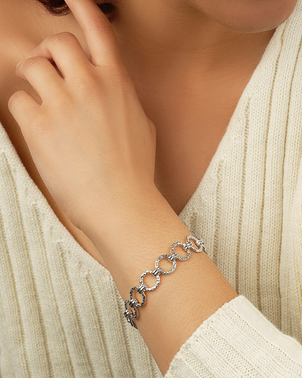 Molten Chain Bracelet by Sterling Forever