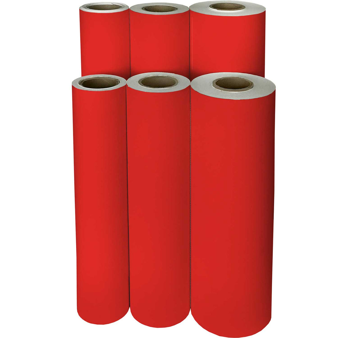 Matte Red Gift Wrap