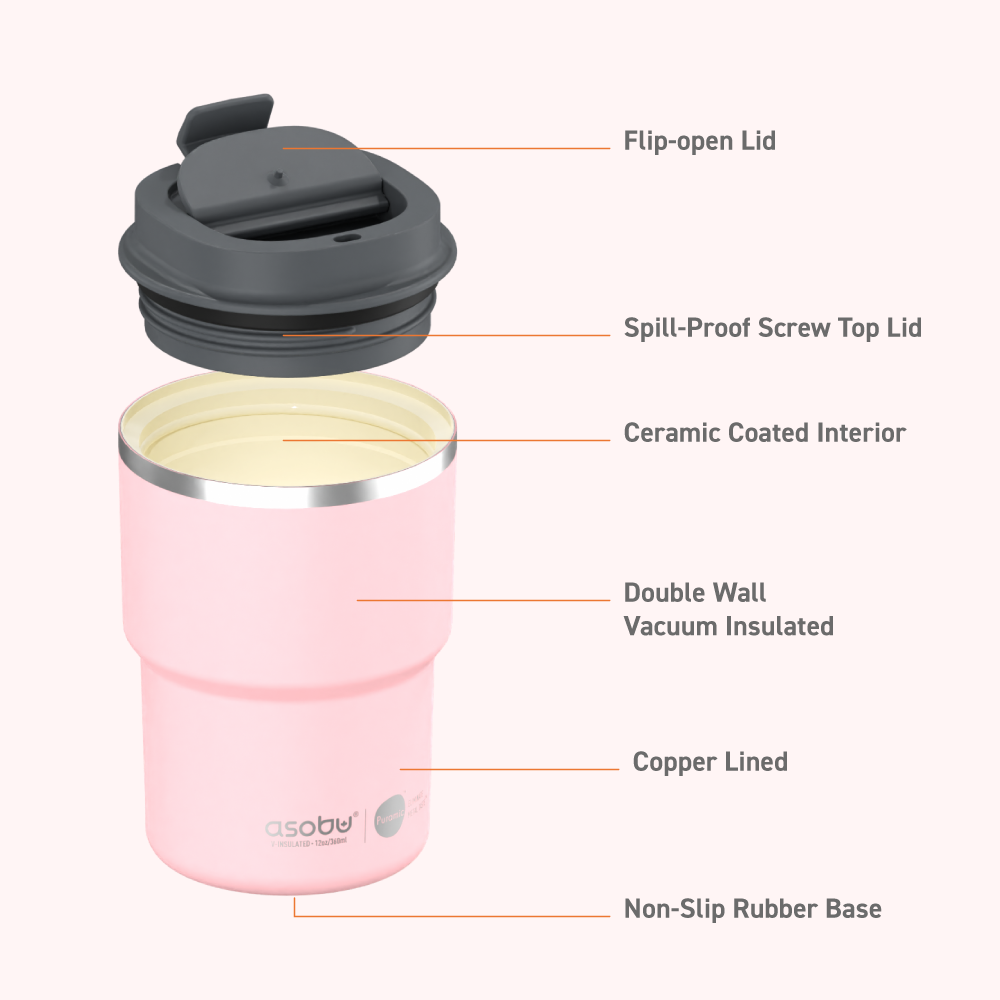 Pink Coffee Express Tumbler by ASOBU®