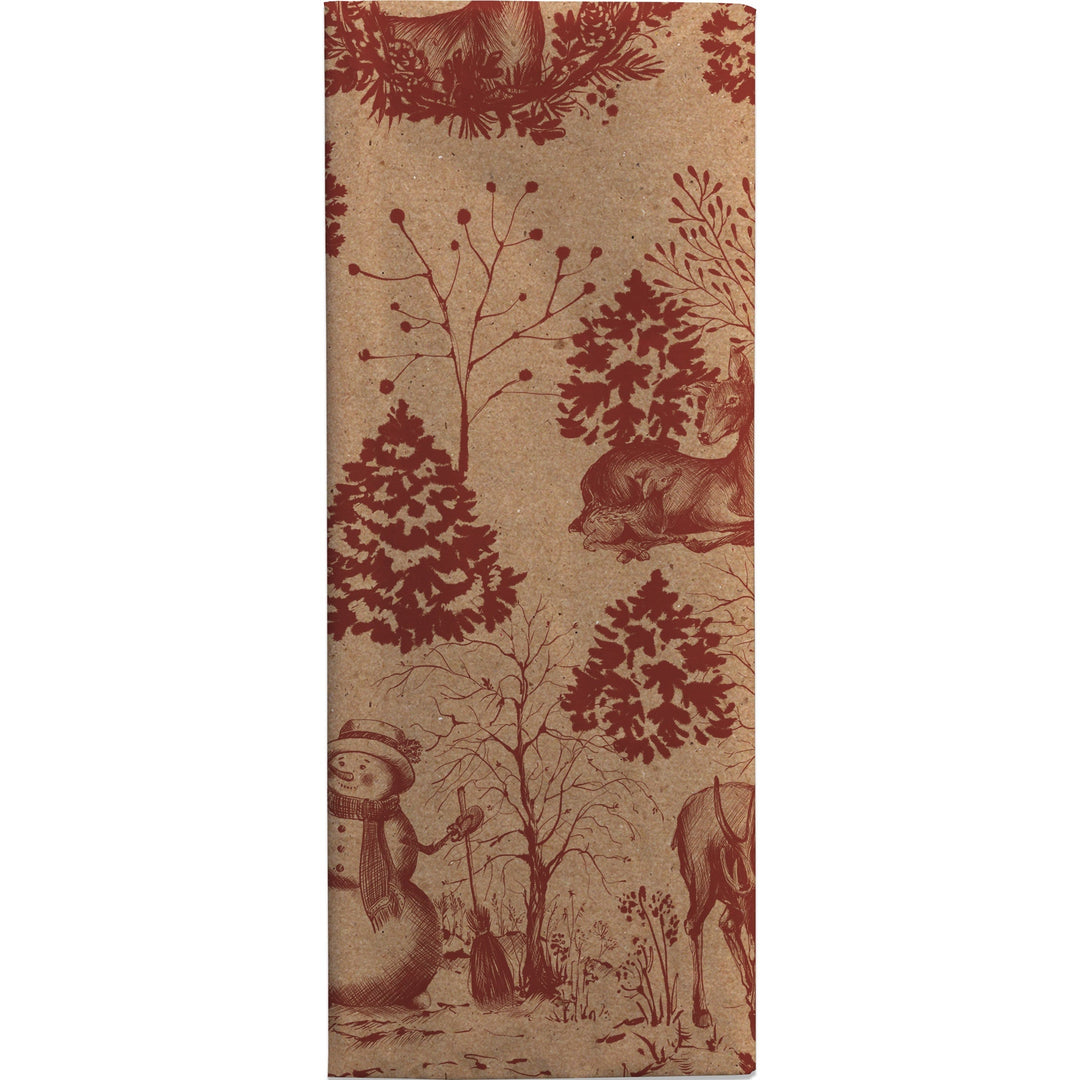 Winter Woods 20" x 30" Christmas Gift Tissue Paper by Present Paper