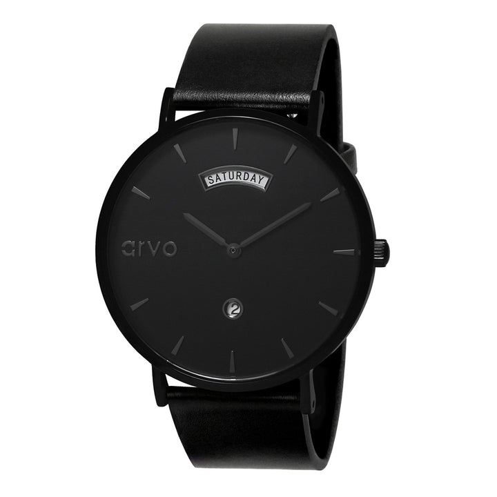 Arvo Black Awristacrat Watch - Black Band by Arvo