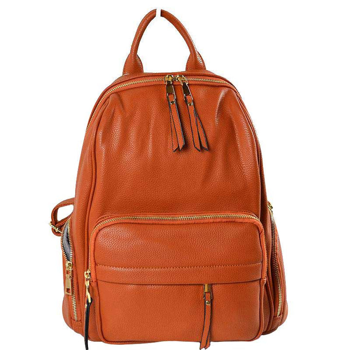 Elegant Soft PU Leather Backpack