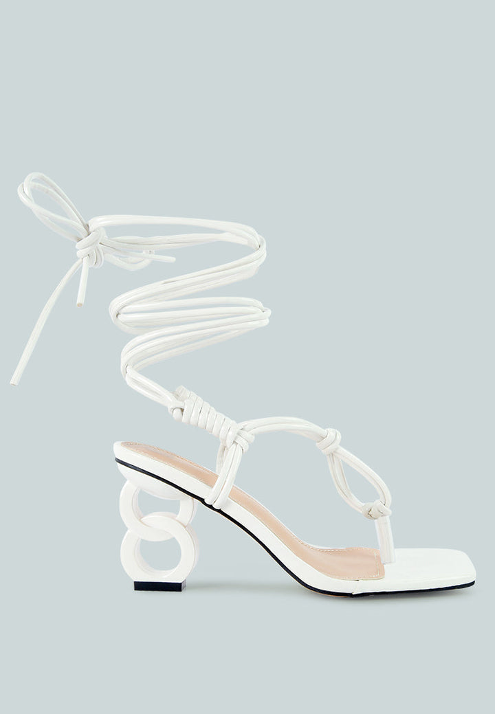 cassino strappy lace up sandals by London Rag