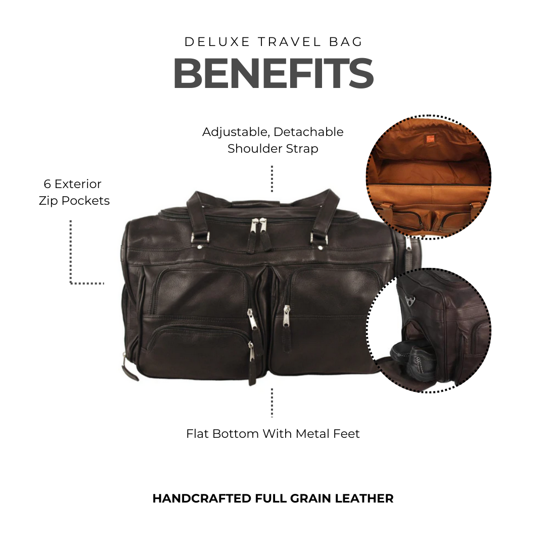 Charleston Duffel by Latico Leathers